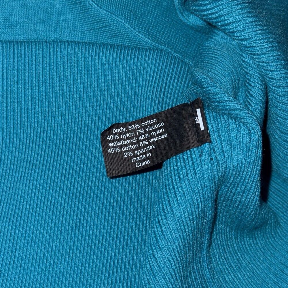 Lane Bryant 22/24 Teal Dolman Knit Sweater Top NWT Button Shoulder Plus - Picture 6 of 6